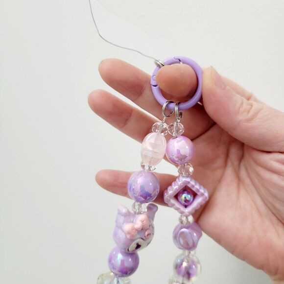 Brand New Handmade Kuromi Phone Charms Keychain - Picture 5 of 8